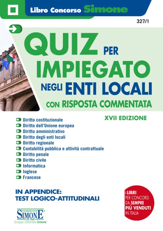 Quiz per Impiegato negli Enti Locali con risposta commentata