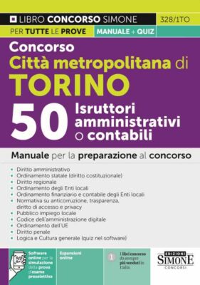 Manuale Concorso Città Metropolitana Torino – Per tutte le prove