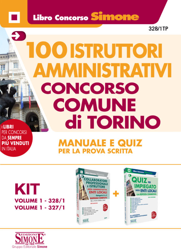 Concorso Comune di Torino – 100 Istruttori Amministrativi – KIT Manuale e Quiz