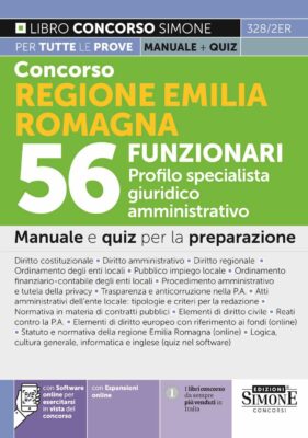 Manuale Concorsi Regione Emilia Romagna 2023 – Funzionari profilo giuridico amministrativo