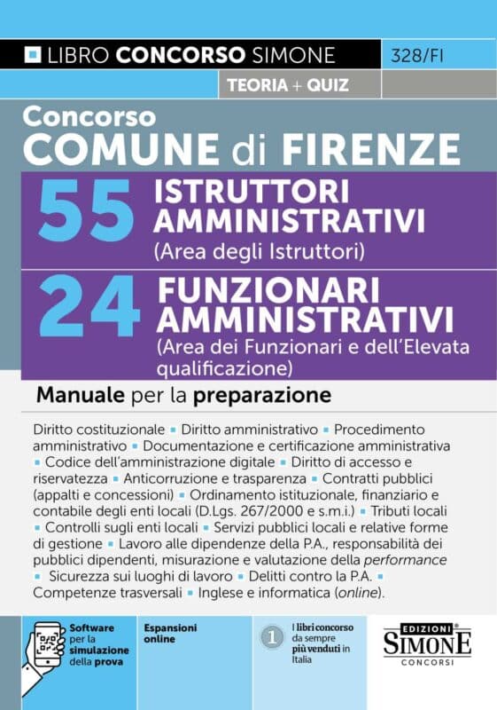 Manuale Concorso Comune di Firenze 79 Istruttori e Funzionari – Per la preparazione