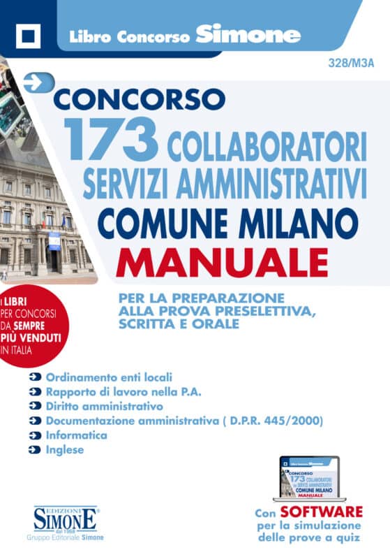 Concorso 173 Collaboratori Servizi Amministrativi Comune Milano – Manuale