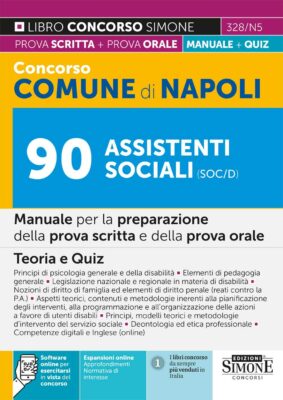 Manuale Concorso Assistenti Sociali Comune di Napoli – Per la prova scritta e orale