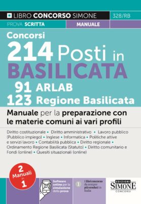 Manuale Concorsi Regione Basilicata e ARLAB 2022 – Per la prova scritta