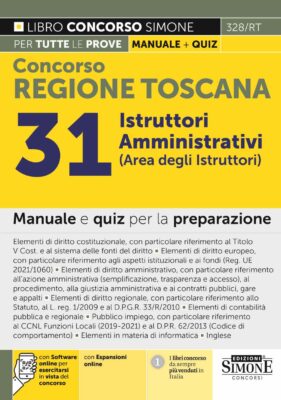 Concorso Regione Toscana 31 Istruttori Amministrativi (Area degli Istruttori) 2023 – Per la preparazione