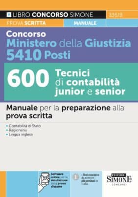 Manuale Concorso Ministero della Giustizia PNRR 2022 – Tecnici di contabilità junior e senior