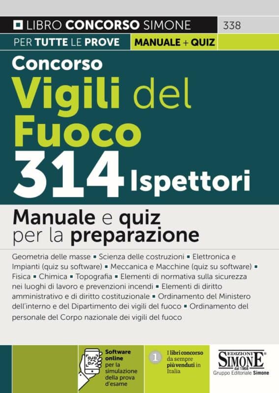 Manuale Concorso 314 Ispettori Vigili del Fuoco