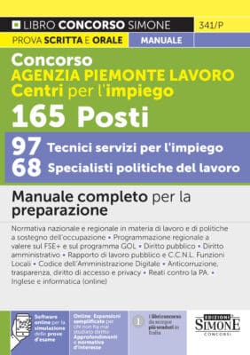 Manuale Concorso Centri per l’impiego Piemonte – Per la prova scritta e orale