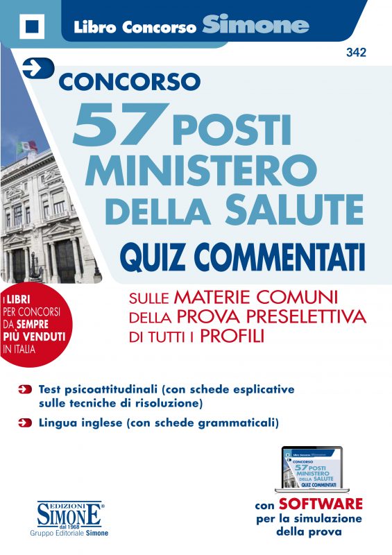 Concorso 57 posti Ministero della salute – Quiz Commentati