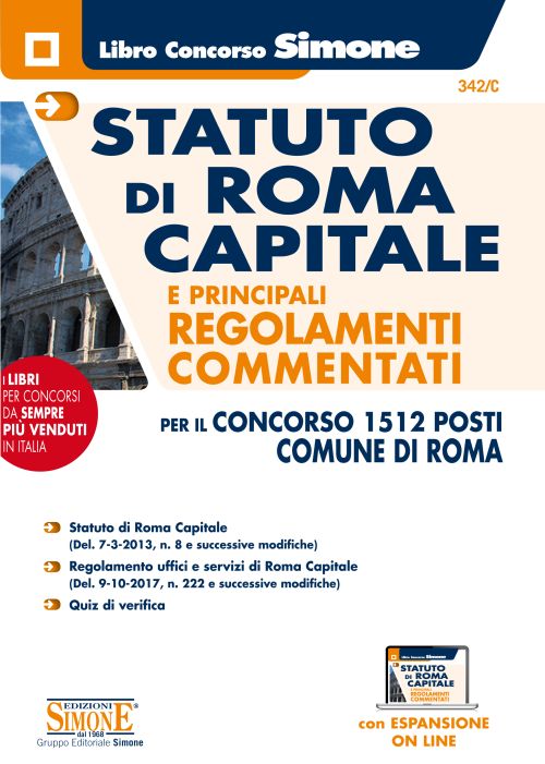 Statuto di Roma Capitale e principali Regolamenti Commentati