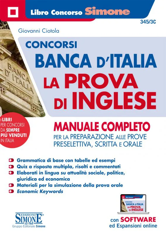 Concorsi Banca D Italia La Prova Di Inglese Manuale Completo