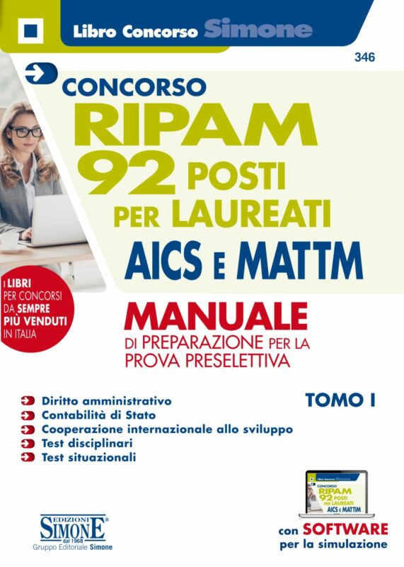 Concorso RIPAM – 92 posti per laureati AICS e MATTM – Manuale