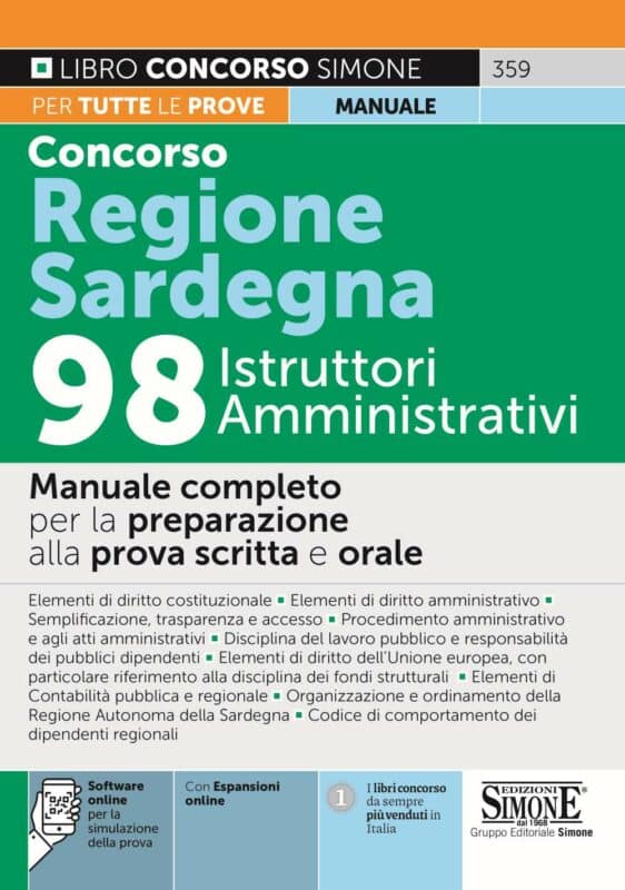 Manuale Concorso Istruttori Amministrativi Regione Sardegna