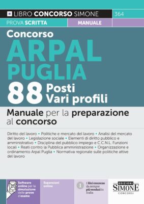 Manuale Concorso ARPAL Puglia 2022 – Per la preparazione al concorso