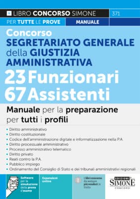 Manuale concorsi segretariato generale della giustizia amministrativa – Per tutte le prove