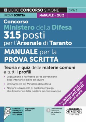 Manuale Concorso Assistenti Tecnici Arsenale Militare Marittimo di Taranto – Per la porva scritta