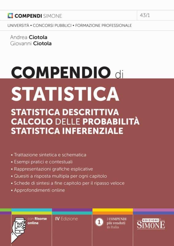 Compendio di Statistica – Per la preparazione ad esami e concorsi pubblici