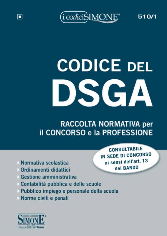 Codice del DSGA – Raccolta Normativa per il concorso e la professione