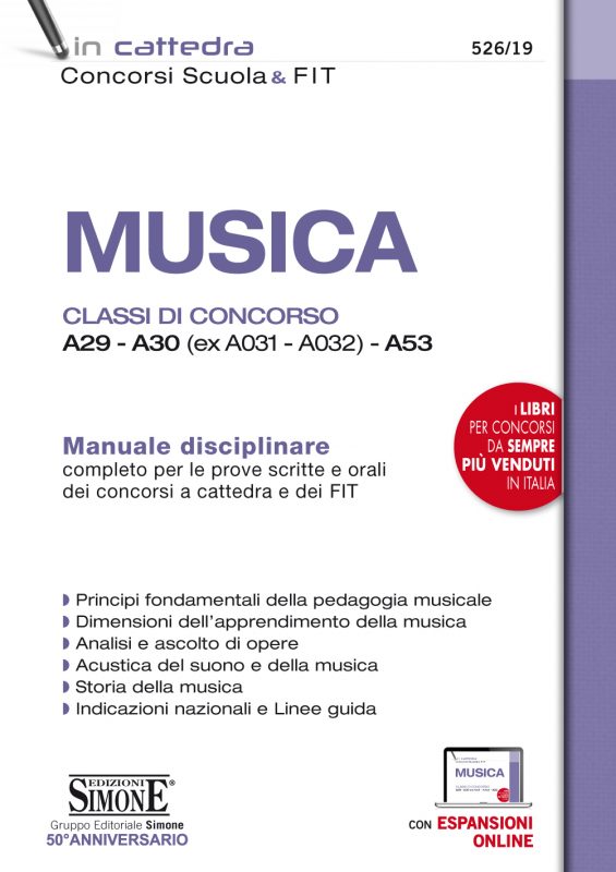 Musica – Classi di concorso A29 – A30 (ex A031 – A032) – A53