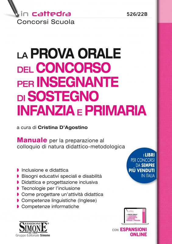 Manuale – La prova orale del concorso per Insegnante di Sostegno Infanzia e Primaria