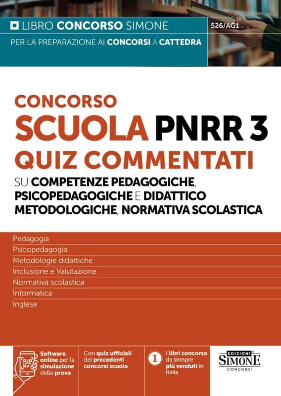 Manuale Quiz commentati su competenze pedagogiche, psicopedagogiche e didattico metodologiche – Per la prova scritta