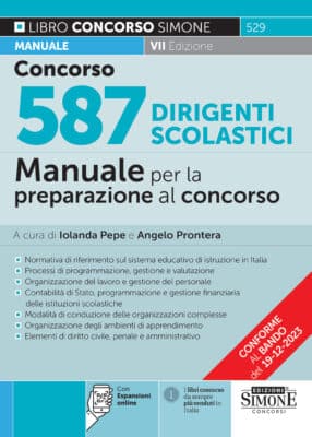 Concorso 587 Dirigenti Scolastici – Manuale