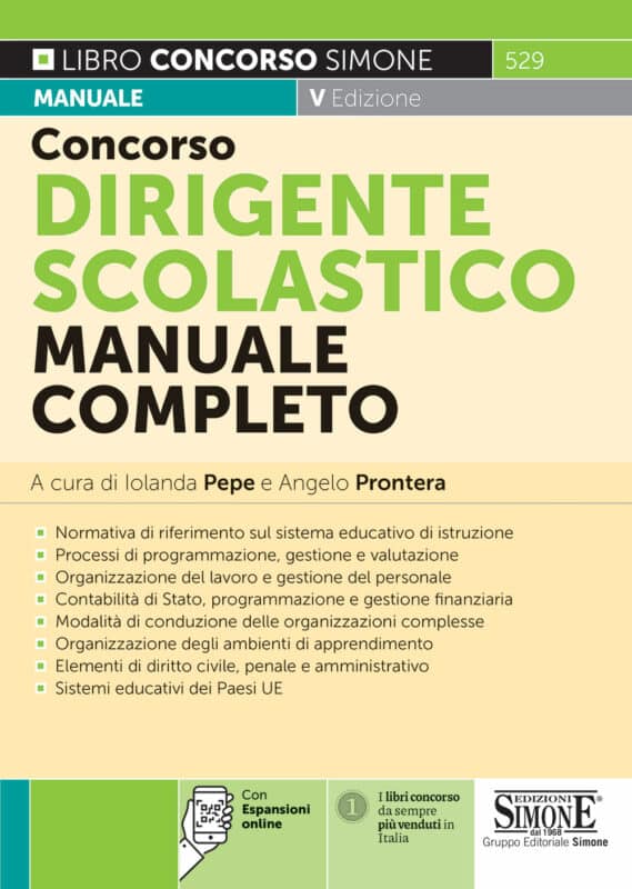 Manuale Concorso Dirigente Scolastico 2022
