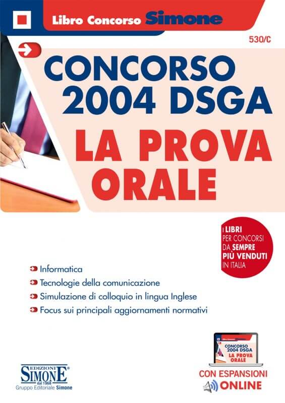Concorso 2004 DSGA – La Prova orale