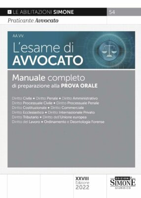 Manuale per L’esame di Avvocato