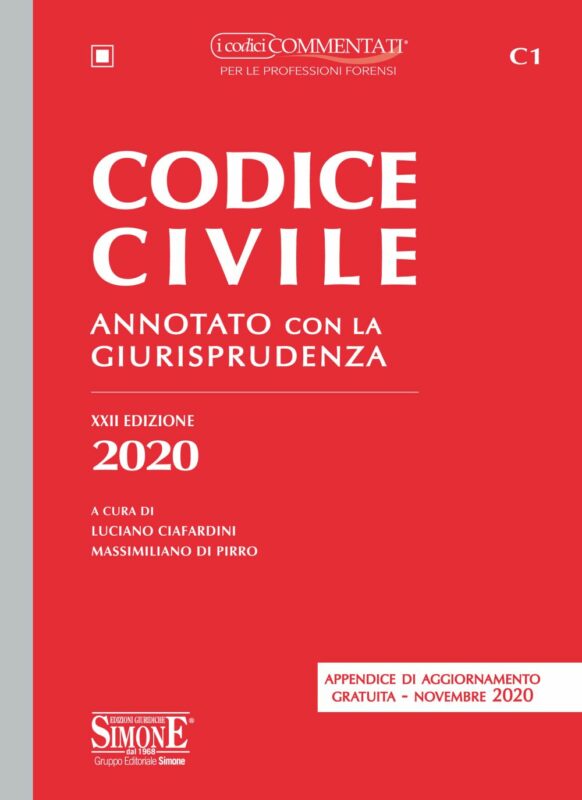 Codice Civile Commentato – Annotato con la Giurisprudenza + Appendice di aggiornamento Marzo 2021
