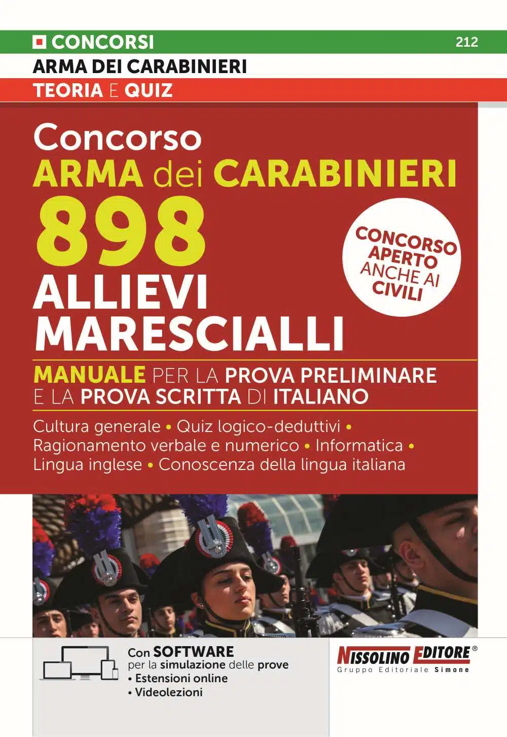 Manuale Concorso Allievi Carabinieri 2026