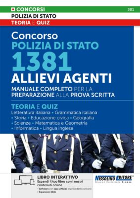 Manuale Concorso Allievi Agenti Polizia di Stato 2022 – Teoria e Quiz