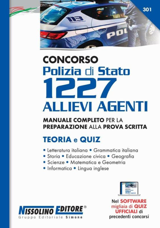 Concorso Polizia di Stato 1227 Allievi Agenti