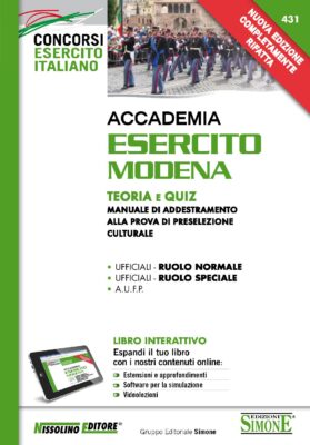 Manuale Concorso Accademia Esercito Modena – Teoria e Quiz