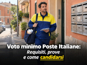 Voto minimo Poste Italiane - Per le assunzioni dei postini e portalettere, attualmente vige ancora
