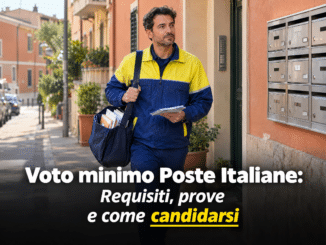 Voto minimo Poste Italiane - Per le assunzioni dei postini e portalettere, attualmente vige ancora