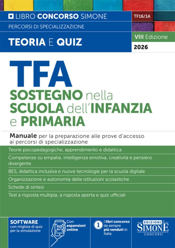 TFA Sostegno nella Scuola dell’Infanzia e Primaria – Manuale