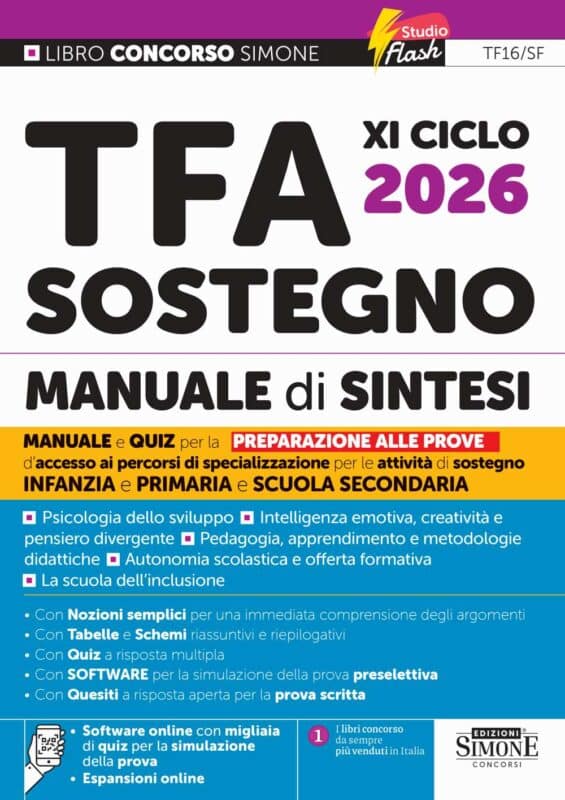Manuale TFA XI Ciclo 2026 Sostegno – Di sintesi
